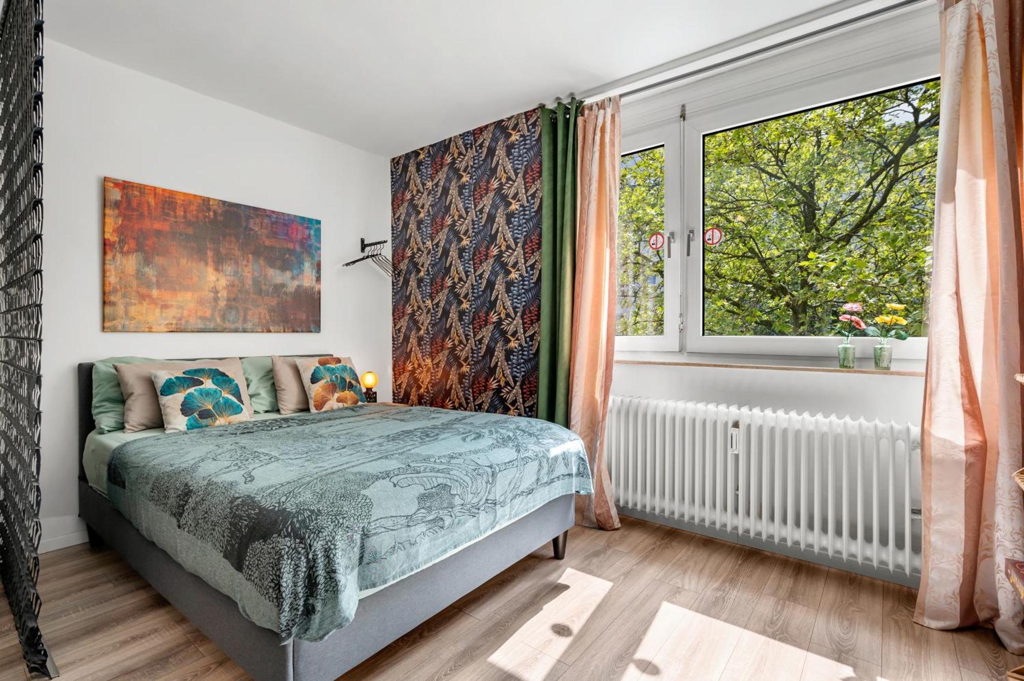 Urban Jungle Studio Apartment Offenbach del Meno Exterior foto